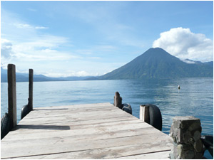 Early morning in Lake Atitlan