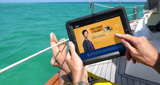 Navigating i&D's awesome new website from the South Pacific