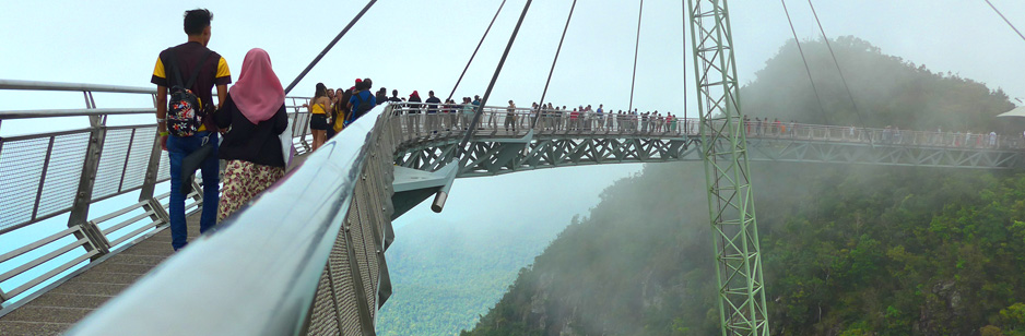 A walk across Langkawi's Sky Bridge
