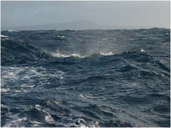 Norfolk Island from the sea