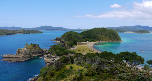 Anchored in New Zealand's Bay of Islands