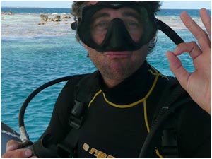 Ready for my first dive!