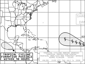 Tropical storm Bertha