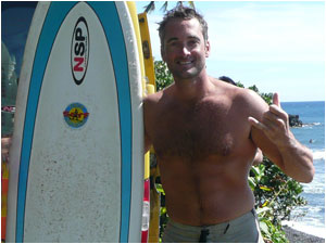 My first Tahitian surf
