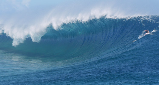 A good day in Teahupoo