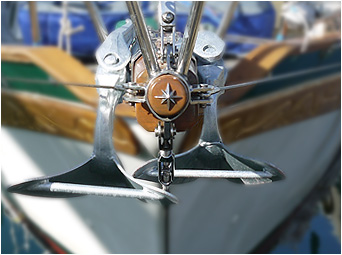 Dream Time's reinforced bowsprit