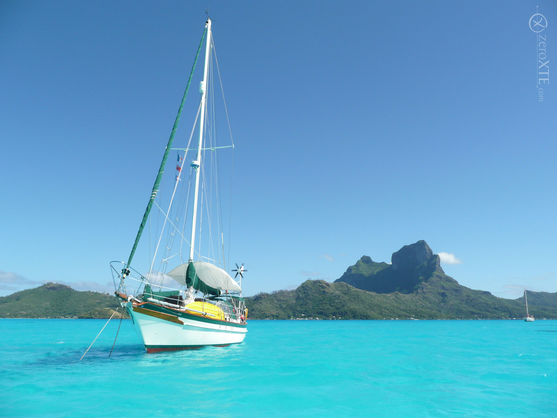Dream Time anchored in Bora Bora