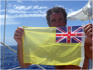 Our Niue courtesy flag